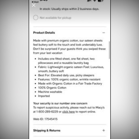 NEW Pact Full Size Sheet Set - Picture 4 of 4